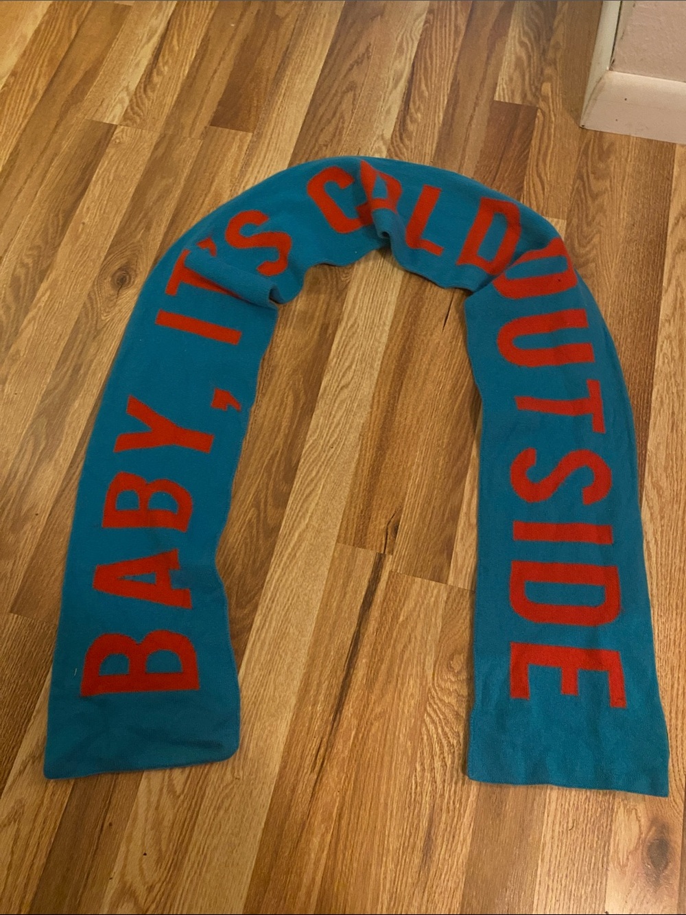 kate spade Scarf - "BABY, IT'S COLD OUTSIDE"